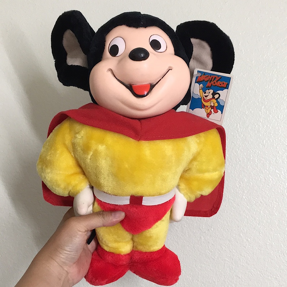 🖤1988 Mighty Mouse Collectible doll